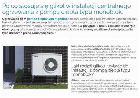 Po Co Stosuje Si Glikol W Instalacji Centralnego Ogrzewania Z Pomp