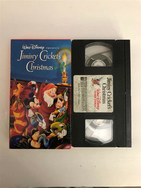 Walt Disney's Jiminy Cricket's Christmas(VHS 1986)TESTED-RARE VINTAGE ...