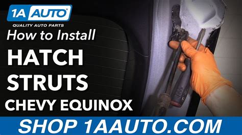 How To Replace Rear Hatch Support Struts 10 17 Chevy Equinox YouTube