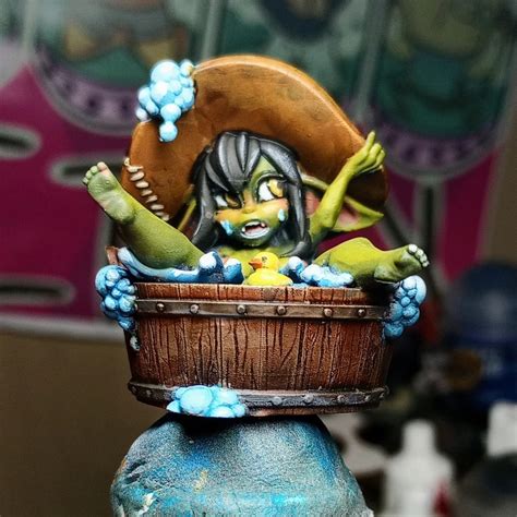 3d Printable Bath Time Goblin Girl By Jigglystix