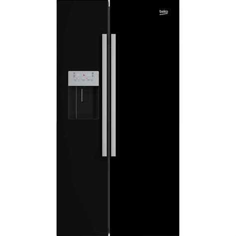 Beko Asn541b Black American Fridge Freezer With Non Plumbed Ice And Water Dispenser Buyitdirect Ie