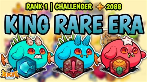 Rank Rare Era This Season Build Team Axie Origin Infinity