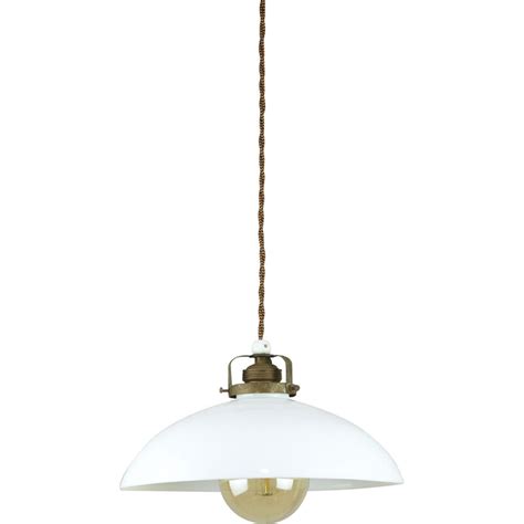 Mid Eeuwse Hanglamp Van Groen Glas En Messing