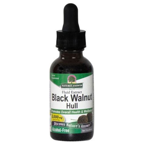 Natures Answer Black Walnut Hull Alcohol Free 30ml Lauriston