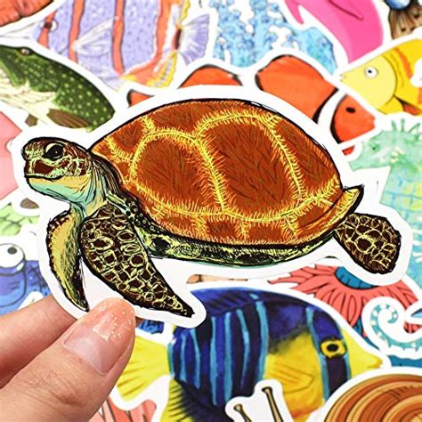 Sea Life Stickers for Kids Sea Life Stickers for Water Bottle Stickers for Teens Boys Girls ...