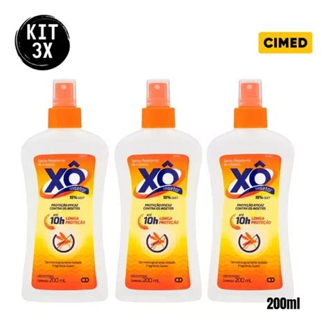 Kit X Spray Repelente De Inseto X Insetos Ml Cimed Parcelamento