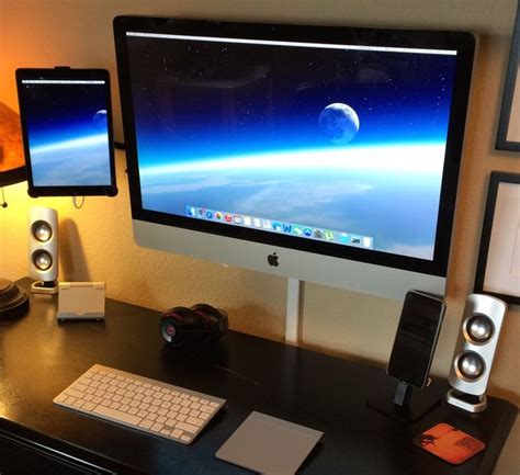 38 best 27 Inch Imac Desk images on Pinterest | Desks, Work spaces and Corner office