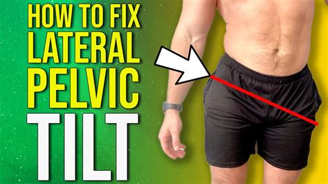 How To Fix Uneven Hips Lateral Pelvic Tilt Correction Exercises Youtube