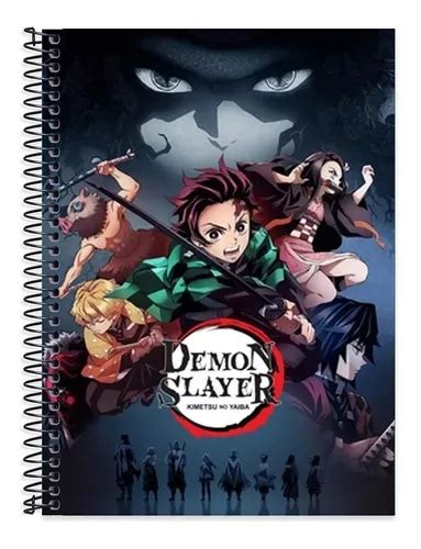 Caderno Mat Ria F Demon Slayer Kimetsu No Yaiba Tanjiro