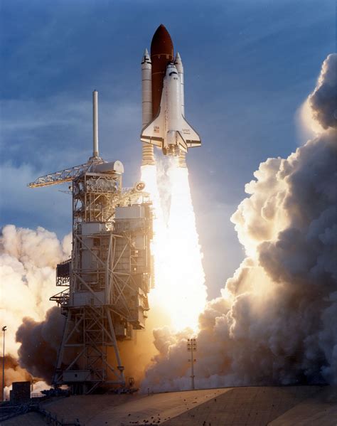 NASA Majestätischer Start des Space Shuttles Endeavour Mission STS 54