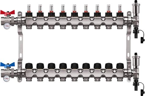 Edelstahl Heizkreisverteiler Premium Heizkreise F R Fu Bodenheizung