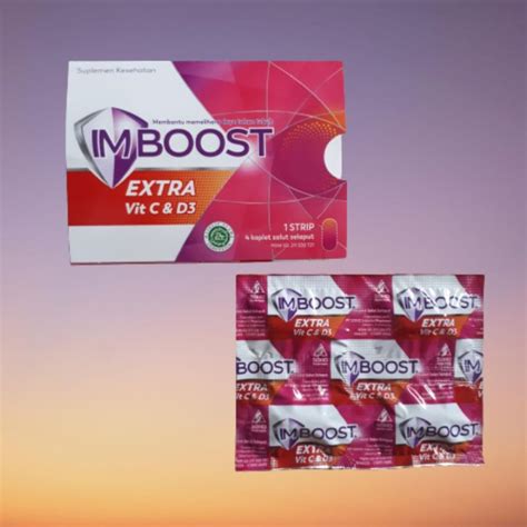 Jual Imboost Extra Vit C And D3 Isi 4 Tablet Membantu Memelihara Daya