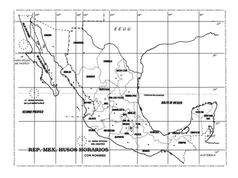 Mapa De La Hidrografia De La República Mexicana Con Nombres Republica