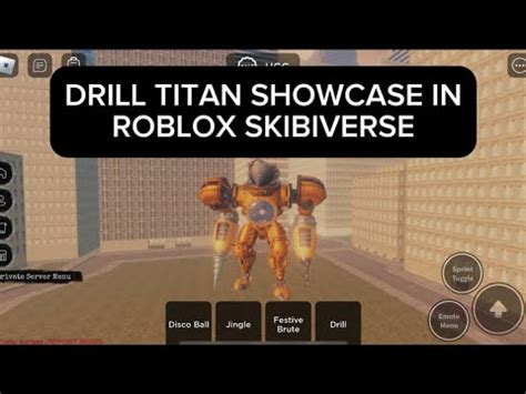 Drill Titan Showcase Roblox SkibiVerse YouTube