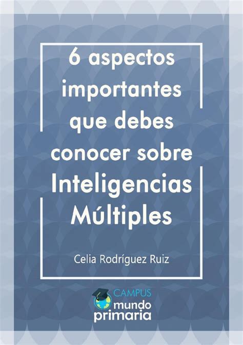 PDF 1 La inteligencia y la teoría de las 4 La inteligencia