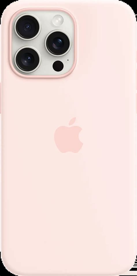 Apple Coque en silicone avec MagSafe pour iPhone 15 Pro Max Rose pâle