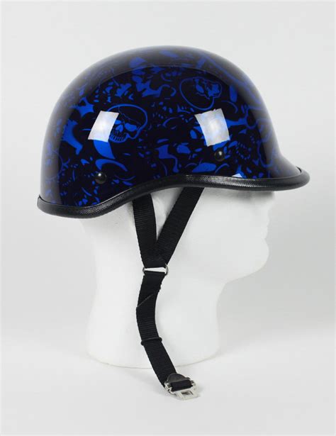 Rodia Boneyard Jockey Polo Novelty Motorcycle Helmet 4 Colors