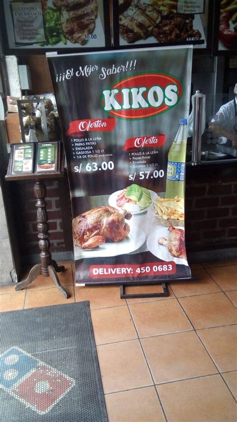 Carta Del Restaurante Kiko S San Juan Del Miraflores