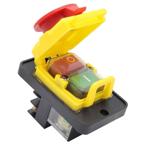 Industrial Emergency Stop Push Button Switch For Woodworking Machine