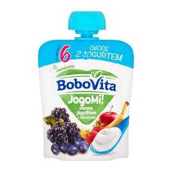 BoboVita Deser Owoce Jagodowe Z Jogurtem 6 M 80 G Aptelia Pl