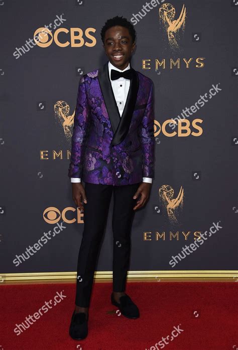 Caleb Mclaughlin Arrives 69th Primetime Emmy Editorial Stock Photo