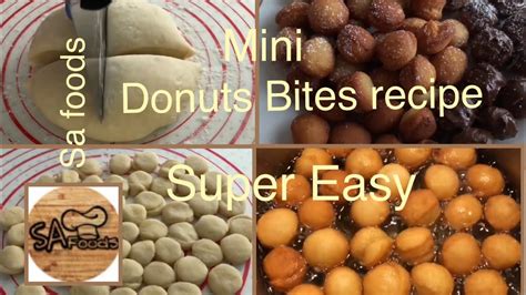 Mini Donuts Bites Super Easy Donuts Bites No Knead Donut Recipe YouTube