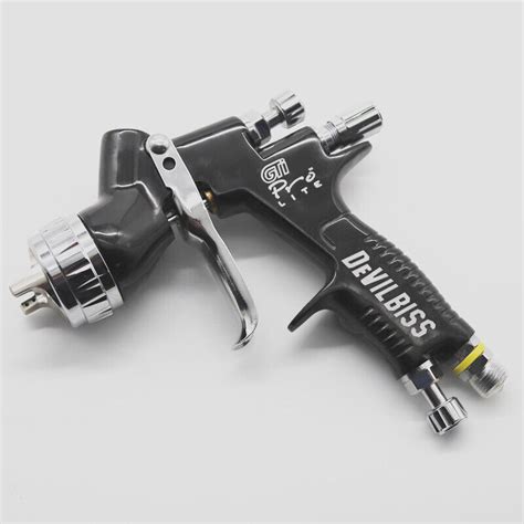 New Devilbiss Gti Pro Lite Black 1 3 1 4 1 8 T110 Te20 Lvmp Car Paint Pistol Ebay