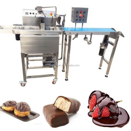 Multi Function15KG Stainless Steel Chocolate Coating Enrobing Machine