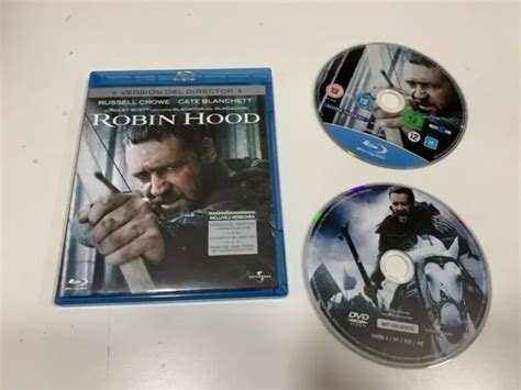 ROBIN DES BOIS Blu Ray Ridley Scott Russell Crowe Cate Blanchett EUR 3