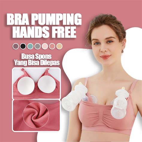 Jual Hands Free Pumping Bra Seamless Bra Menyusui Handsfree Nursing