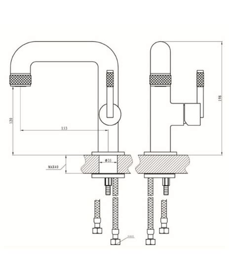 Killeen Hardware Kyloe Basin Mono Side Lever