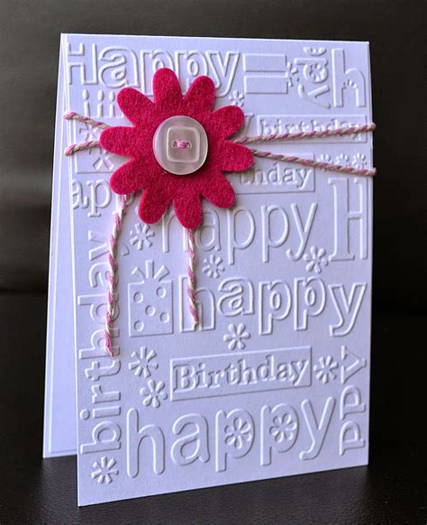 A Little Space Of My Own Embossing Folders Embossed Cards Card