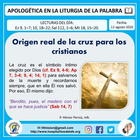 Origen De La Cruz Entre Los Cristianos Hospitalitos De La Fe Para