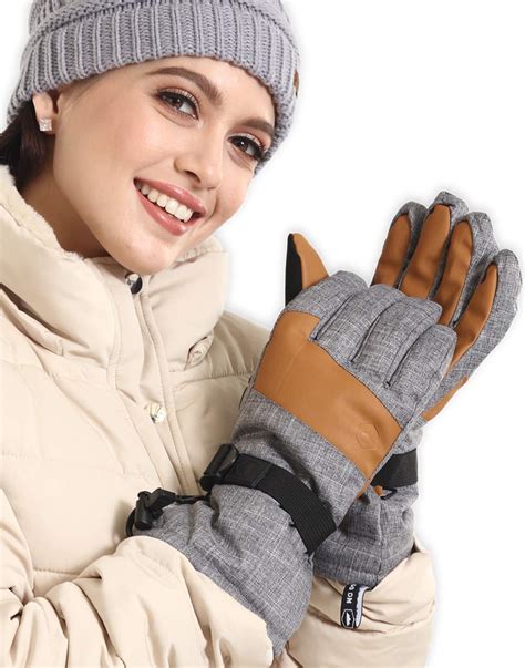 Oak Leather Grip Ski Gloves – Tough Outfitters