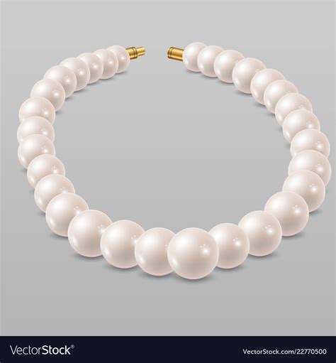 Pearl Necklace Vector