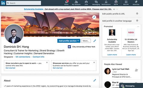 Linkedin Profile Template For Social Selling Mediadev - Riset