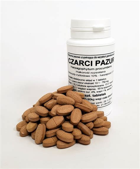 Czarci Pazur Tabletki 750 Mg Ekstrakt 10 1 Podkowa