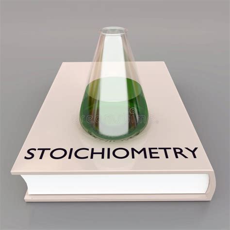 Stoichiometry Chemical Concept Stock Illustration Illustration Of