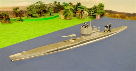 WW2 - Somewhere in France: Submarine model - hull and deck improvements