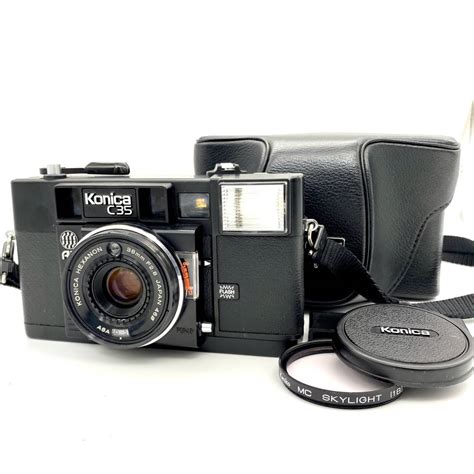 【やや傷や汚れあり】hy0115 【シャッター・フラッシュ動作確認ok】konica コニカ C35 Af コンパクトフィルムカメラの落札情報