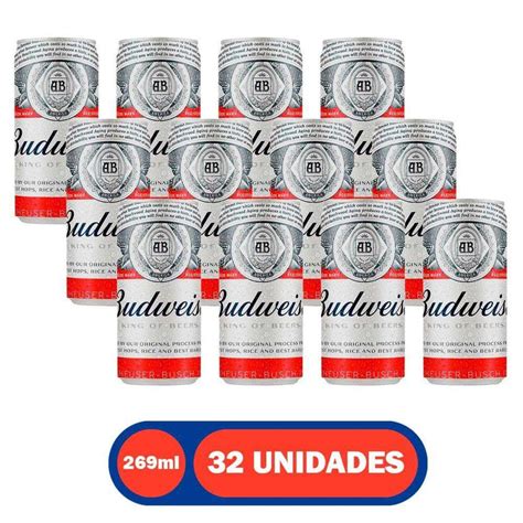 Cerveja Budweiser American Lager 330ml Long Neck Pontofrio