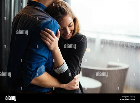 Truly happy couple hugging Stock Photo - Alamy