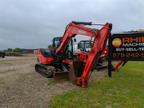 2016 Kubota Kx080 4r3a Mini Excavator 576014 Machine New