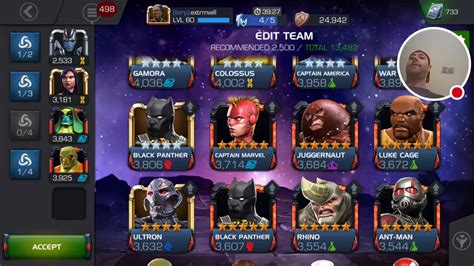 Extrmwill Mcoc~aw Max Diversity Max Synergy In 20 Team Youtube