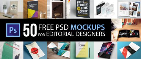 +50 Free PSD Mockups for Editorial Designers – StockInDesign