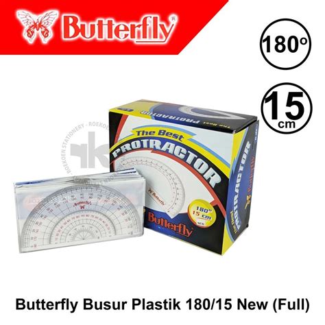 Jual Butterfly Protractor Busur Mika Cm New Full Shopee Indonesia