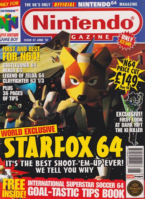 The Official Nintendo Magazine Issue 57 June 1997 Front Cover R