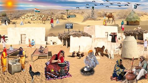 Desert Women Morning Routine In Winter Village Life Pakistan