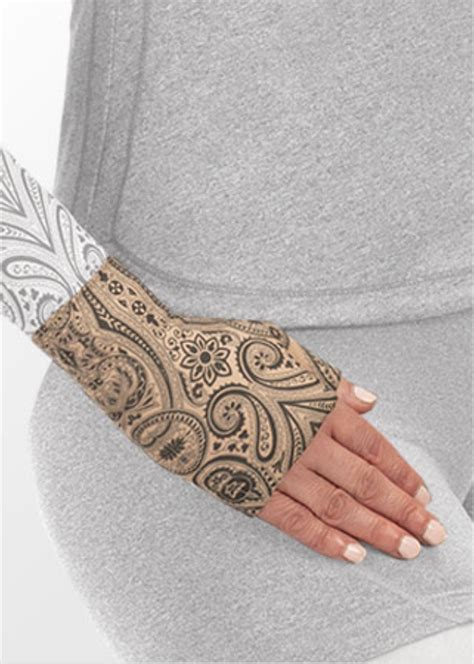 Juzo Soft Gauntlet Print Series Paisley Henna Body Works Compression