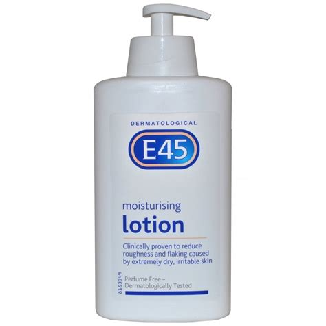 E45 Dermatological Moisturising Lotion 500ml Perfume Free E45 Skin